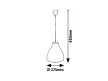 Rabalux Morris 5058 függeszték, zöld, 1x E27 (max 40 W) foglalat, IP20