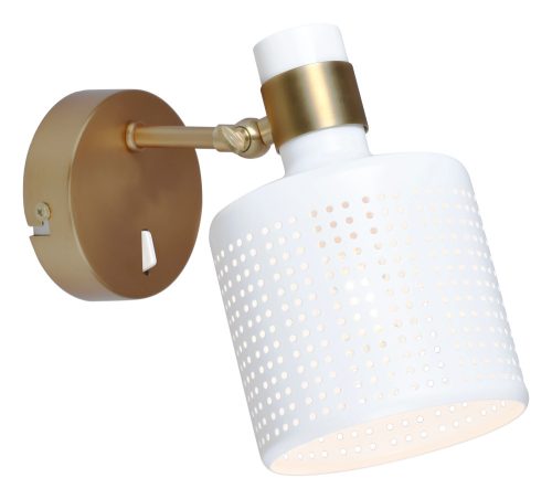 Rábalux 5089 ALBERTA beltéri fali lámpa arany színben, E27 foglalattal, IP20 védettséggel ( Rábalux 5089 )