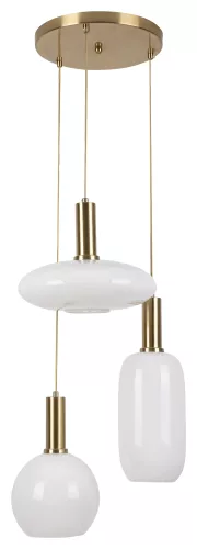 Rábalux 5225 SINOPIA beltéri függeszték arany színben, 3db E27 foglalattal, IP20 védettséggel ( Rábalux 5225 )