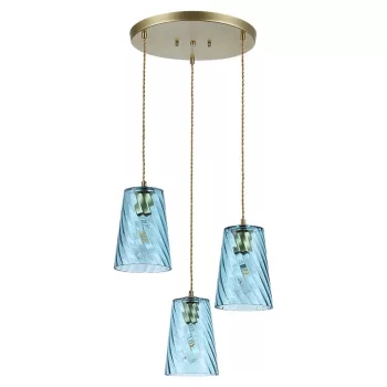 Rabalux Azurine 5227 függeszték, arany, 3x E27 (max 40 W) foglalat, IP20