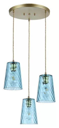Rabalux Azurine 5227 függeszték, arany, 3x E27 (max 40 W) foglalat, IP20