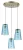 Rabalux Azurine 5227 függeszték, arany, 3x E27 (max 40 W) foglalat, IP20