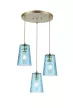 Rabalux Azurine 5227 függeszték, arany, 3x E27 (max 40 W) foglalat, IP20