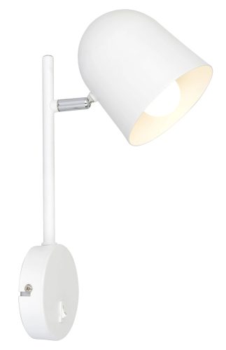 Rábalux 5243 EGON beltéri fali lámpa matt fehér színben, E14 foglalattal, IP20 védettséggel ( Rábalux 5243 )