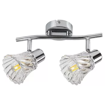   Rábalux 5300 HESTIA beltéri spotlámpa króm színben, 2db E14 foglalattal, IP20 védettséggel ( Rábalux 5300 )