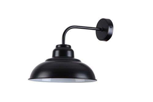 Rábalux 5307 DRAGAN beltéri fali lámpa matt fekete színben, E27 foglalattal, IP20 védettséggel ( Rábalux 5307 )