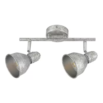 Rabalux Thelma 5387 spotlámpa, antik ezüst, 2x E14 (max 40 W) foglalat, IP20