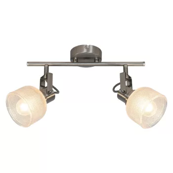 Rabalux Francis 5438 spotlámpa, szatin króm, 2x E14 (max 28 W) foglalat, IP20
