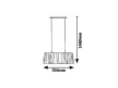 Rabalux Pixie 5458 függeszték, fehér, 2x E27 (max 60 W) foglalat, IP20