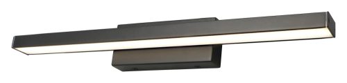 Rábalux 5732 JOHN beltéri fürdőszobai lámpa matt fekete színben, 930 lm, 12W teljesítmény, 20000h élettartammal, IP44 védettséggel, 5 év garanciával, 3000K ( Rábalux 5732 )