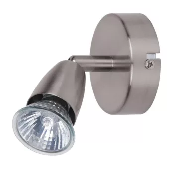   Rábalux 5991 NORMAN beltéri spotlámpa szatin króm színben, GU10 foglalattal, IP20 védettséggel ( Rábalux 5991 )