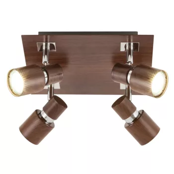 Rabalux Merkur 6008 spotlámpa, wenge, 4x GU10 (max 50 W) foglalat, IP20