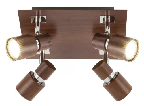 Rabalux Merkur 6008 spotlámpa, wenge, 4x GU10 (max 50 W) foglalat, IP20