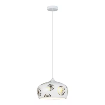 Rabalux Ginger 6050 függeszték, fehér, 1x E14 (max 40 W) foglalat, IP20