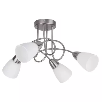 Rabalux POLLA 6079 mennyezeti lámpa, szatin króm, 4db E14 foglalat, IP20