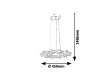Rabalux Felicity 6210 függeszték, fehér, beépített LED 30 W, 2560 lm, 4000 K, IP20