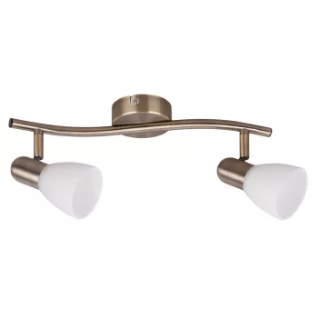   Rábalux 6307 SOMA beltéri spotlámpa bronz színben, 2db E14 foglalattal, IP20 védettséggel ( Rábalux 6307 )