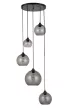 Rabalux Tanesha 6440 függeszték, fekete, 5x E27 (max 40 W) foglalat, IP20