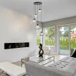 Rabalux Tanesha 6440 függeszték, fekete, 5x E27 (max 40 W) foglalat, IP20