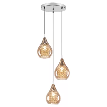 Rabalux CASSANDRA 6659 függeszték, króm, 3db G9 foglalat, IP20