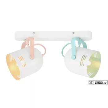 Rabalux Minuet 7013 spotlámpa, fehér, 2x E14 (max 40 W) foglalat, IP20