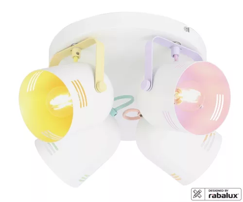 Rabalux Minuet 7014 spotlámpa, fehér, 4x E14 (max 40 W) foglalat, IP20