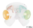 Rabalux Minuet 7014 spotlámpa, fehér, 4x E14 (max 40 W) foglalat, IP20