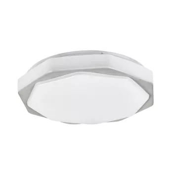  Rábalux 71046 Dettora beltéri mennyezeti lámpa szürke színben, 1150 lm, 18W teljesítmény, 10000h élettartammal, IP20 védettséggel, 5 év garanciával, 3000, 4000, 6000K ( Rábalux 71046 )