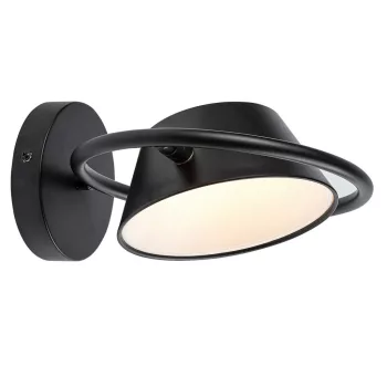 Rabalux Odiss 71048 fali lámpa, fekete, beépített LED 6 W, 400 lm, 3000 K, IP20