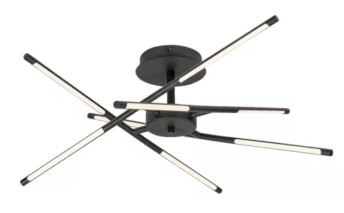 Rabalux Henli 71056 mennyezeti lámpa, fekete, beépített LED 30 W, 1300 lm, 3000 K, IP20