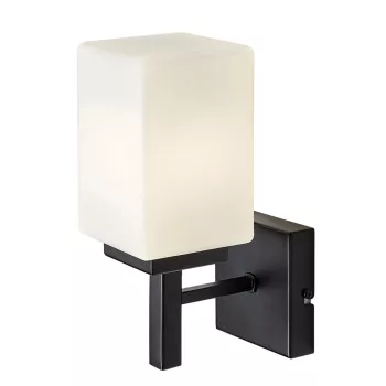 Rabalux Zenkai 71061 fali lámpa, matt fekete, 1x E14 (max 10 W) foglalat, IP44