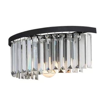 Rabalux Eloisa 71092 fali lámpa, fekete, 1x E27 (max 25 W) foglalat, IP20