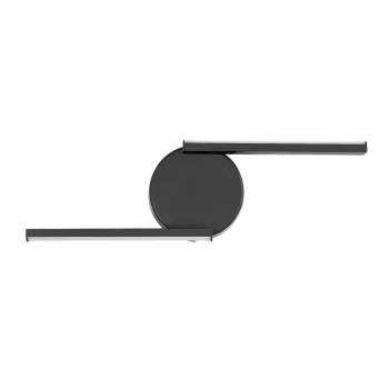 Rabalux Sabira 71122 fali lámpa, fekete, beépített LED 8 W, 340 lm, 4000 K, IP20