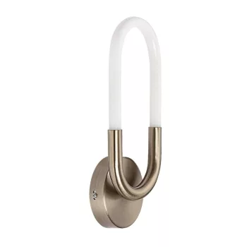 Rabalux Irelia 71138 fali lámpa, szatin króm, beépített LED 9 W, 650 lm, 4000 K, IP20