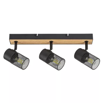   Rábalux 71153 Metta beltéri spotlámpa tölgy színben, 3db E14 foglalattal, IP20 védettséggel ( Rábalux 71153 )
