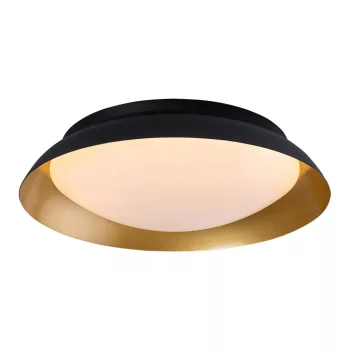 Rabalux Hafsa 71187 mennyezeti lámpa, fekete/ arany, beépített LED 24 W, 1250 lm, 3000 K, IP20