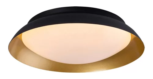Rabalux Hafsa 71187 mennyezeti lámpa, fekete/ arany, beépített LED 24 W, 1250 lm, 3000 K, IP20