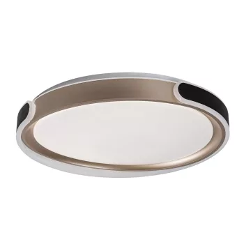 Rabalux Jindri 71292 mennyezeti lámpa, fekete/ arany, beépített LED 48 W, 3000 lm, 3000-6500 K, IP20