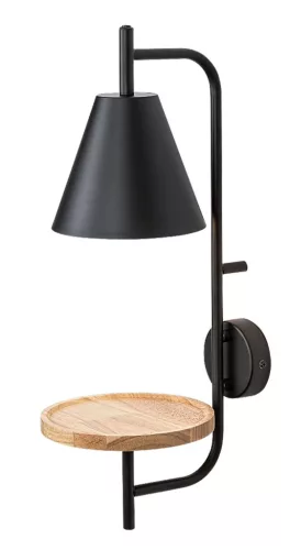 Rabalux Azome 71293 fali lámpa, bükk, 1x E27 (max 15 W) foglalat, IP20