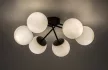 Rabalux Meduza 71294 mennyezeti lámpa, matt fekete, 6x E14 (max 20 W) foglalat, IP20