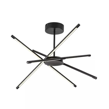 Rabalux Henli2 71338 mennyezeti lámpa, fekete, beépített LED 40 W, 2800 lm, 3000 K, IP20