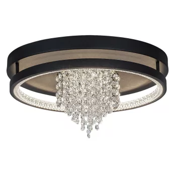 Rabalux Maribell 71353 mennyezeti lámpa, fekete, beépített LED 30 W, 1450 lm, 3000, 3500, 4000 K, IP20