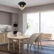 Rabalux Ramira 71354 mennyezeti lámpa, fekete, 13x G9 (max 5 W) foglalat, IP20