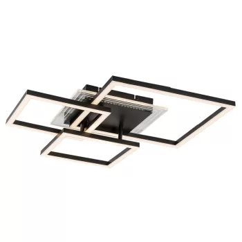 Rabalux Ottavia 71371 mennyezeti lámpa, fekete, beépített LED 40 W, 3100 lm, 3000 K, IP20