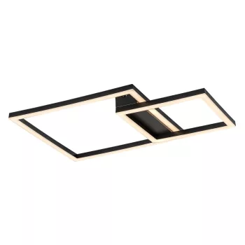 Rabalux Heleth 71376 mennyezeti lámpa, fekete, beépített LED 24 W, 1530 lm, 3000 K, IP20
