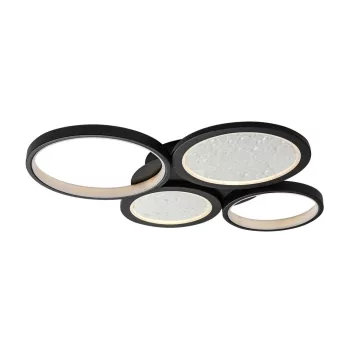 Rabalux Aranis 71378 mennyezeti lámpa, fekete, beépített LED 40 W, 2300 lm, 3000-6500 K, IP20
