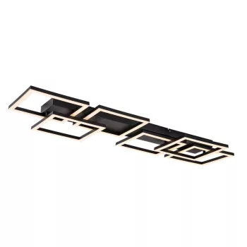 Rabalux Fatma 71390 mennyezeti lámpa, fekete, beépített LED 40 W, 3500 lm, 3000-6500 K, IP20