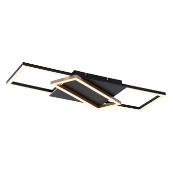Rabalux Kitlee 71391 mennyezeti lámpa, fekete/ arany, beépített LED 40 W, 3600 lm, 3000-6500 K, IP20