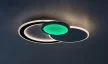 Rabalux Stavros 71402 mennyezeti lámpa, fekete, beépített LED 40 W, 2660 lm, 3000-6500 K, IP20
