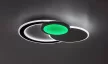 Rabalux Stavros 71402 mennyezeti lámpa, fekete, beépített LED 40 W, 2660 lm, 3000-6500 K, IP20